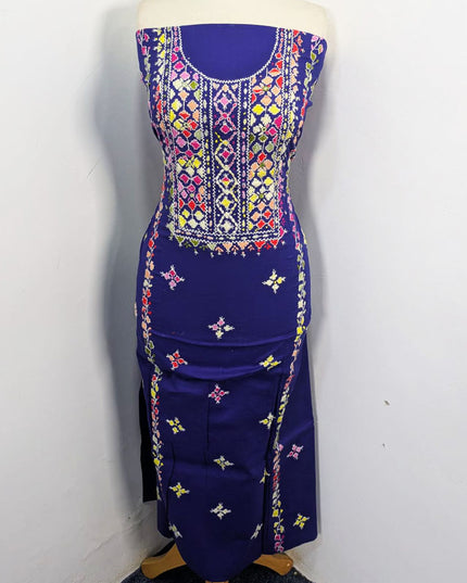 Fancy Lawn with Balochi Pakka Tanka + Mirror Work 3Pc Unstitched