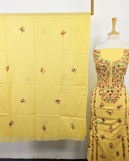 Lawn with Balochi Pakka Tanka + Mirror Work 3Pc Unstitched