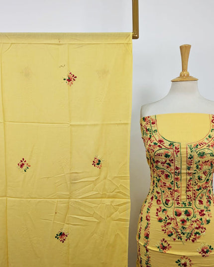 Lawn with Balochi Pakka Tanka + Mirror Work 3Pc Unstitched