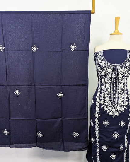 Fancy Lawn with Balochi Pakka Tanka + Mirror Work 3Pc Unstitched