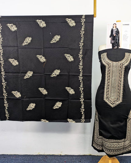 Classic Tana Dora Lawn with Embroidered Work 3Pc Unstitched - Jugni