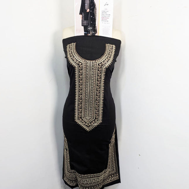 Classic Tana Dora Lawn with Embroidered Work 3Pc Unstitched - Jugni