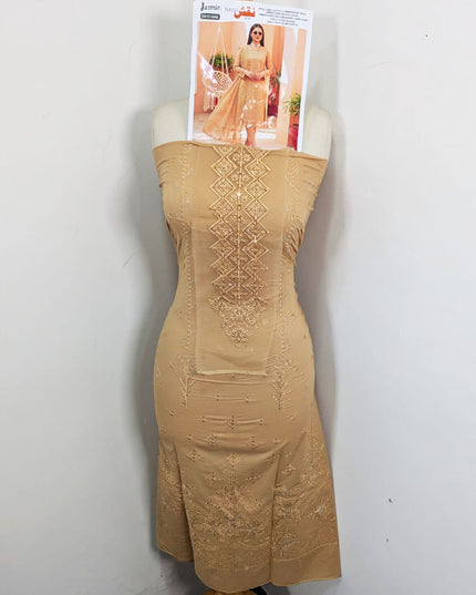 Exclusive Sequence Embroidered Dyed Lawn 3Pc Unstitched - Jazmin