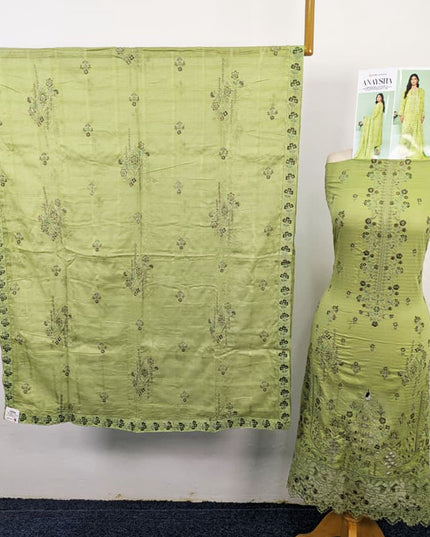 Embroidered Lawn with Chiffon Dupatta 3Pc - Sobia Waseem (Anaysha)