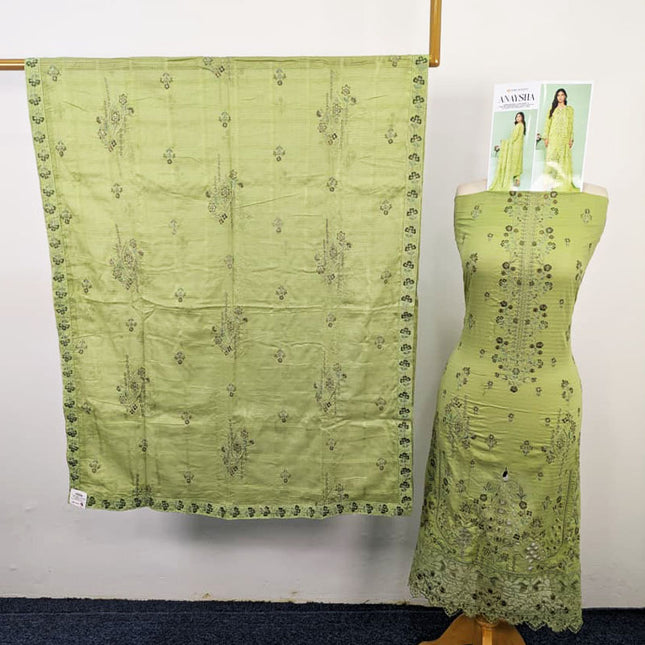 Embroidered Lawn with Chiffon Dupatta 3Pc - Sobia Waseem (Anaysha)