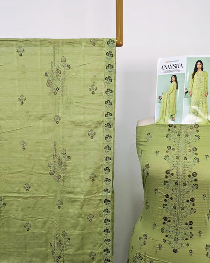Embroidered Lawn with Chiffon Dupatta 3Pc - Sobia Waseem (Anaysha)