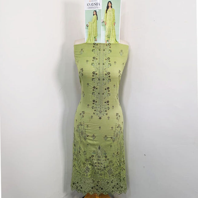 Embroidered Lawn with Chiffon Dupatta 3Pc - Sobia Waseem (Anaysha)