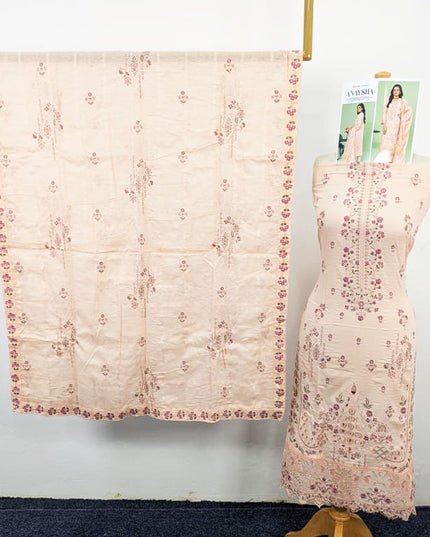 Embroidered Lawn with Chiffon Dupatta 3Pc - Sobia Waseem (Anaysha)