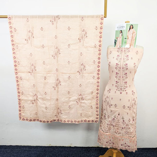 Embroidered Lawn with Chiffon Dupatta 3Pc - Sobia Waseem (Anaysha)