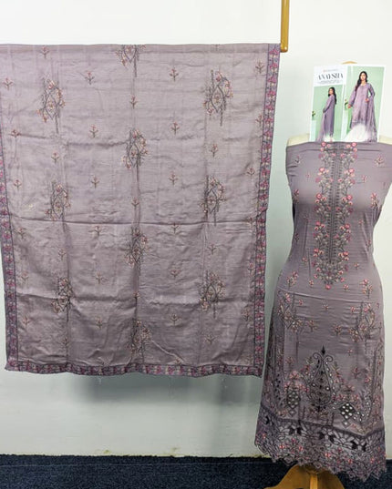 Embroidered Lawn with Chiffon Dupatta 3Pc - Sobia Waseem (Anaysha)