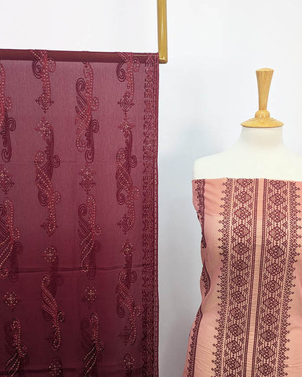 Fancy Embroidered Masuri 2PC Unstitched