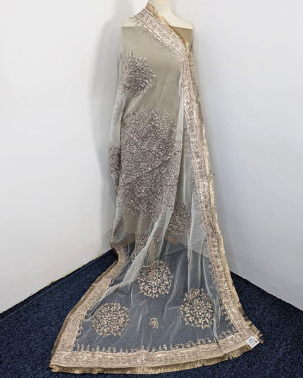 Handmade LCD Gotta Work Organza Dupatta (Dyeable in All Colors)