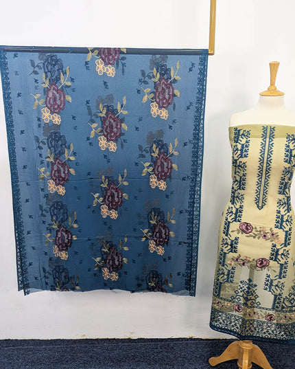 Embroidered Organza 2PC Unstitched