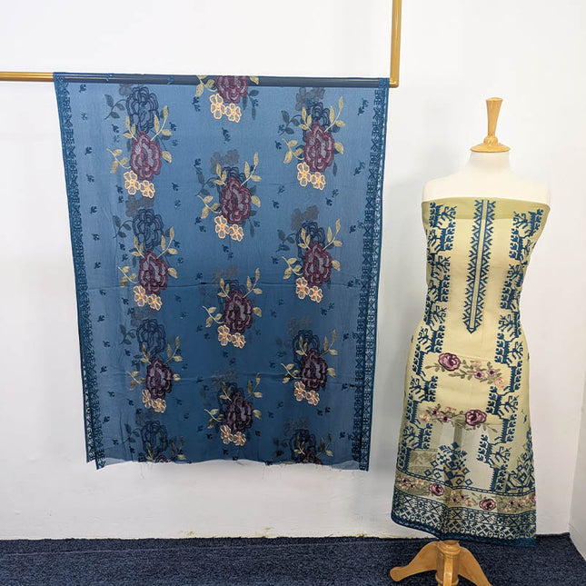 Embroidered Organza 2PC Unstitched