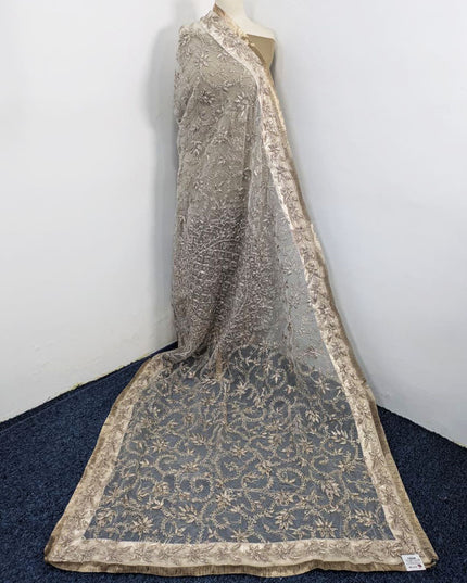 Handmade LCD Gotta Work Organza Dupatta (Dyeable in All Colors)