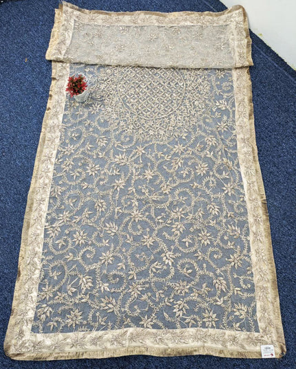Handmade LCD Gotta Work Organza Dupatta (Dyeable in All Colors)