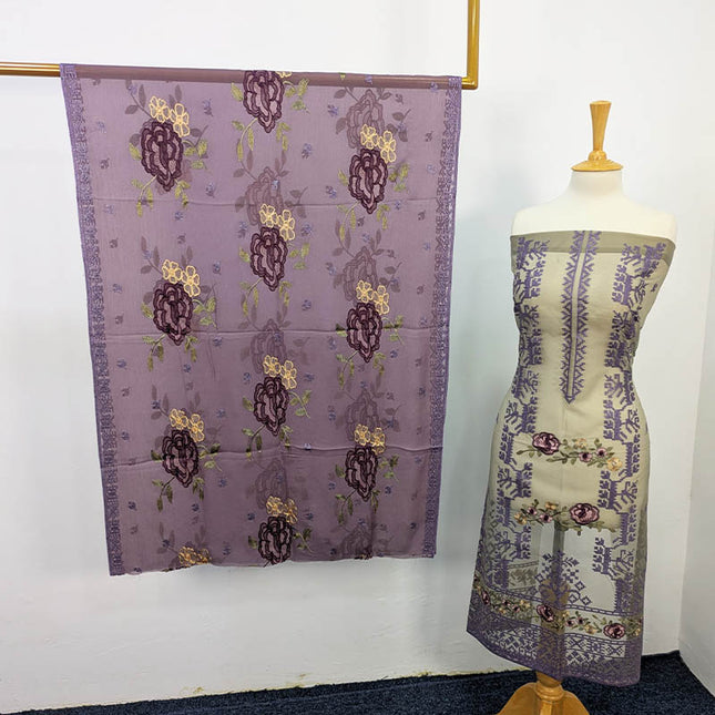 Embroidered Organza 2PC Unstitched