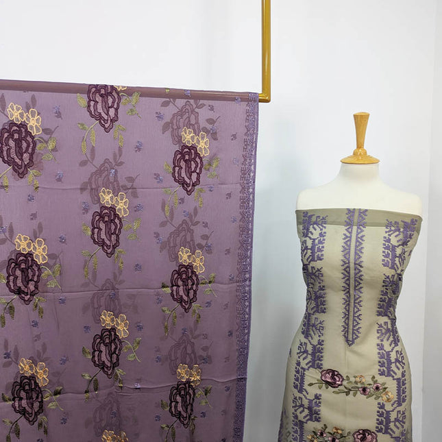 Embroidered Organza 2PC Unstitched
