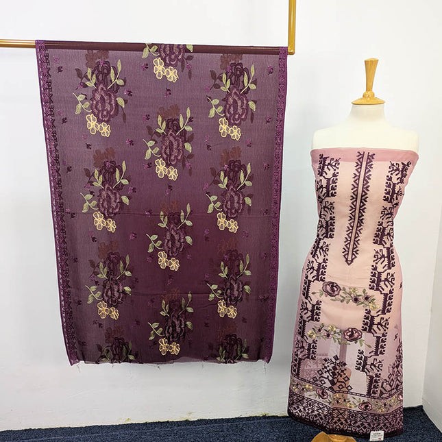 Embroidered Organza 2PC Unstitched