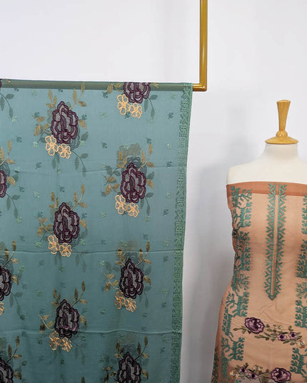 Embroidered Organza 2PC Unstitched