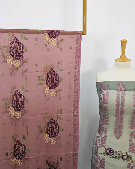 Embroidered Organza 2PC Unstitched