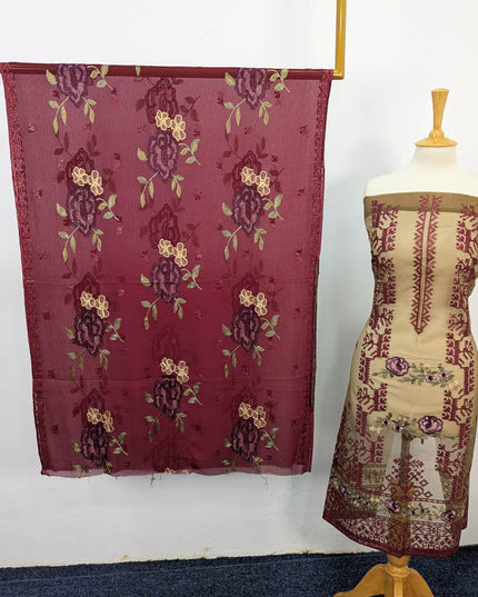 Embroidered Organza 2PC Unstitched