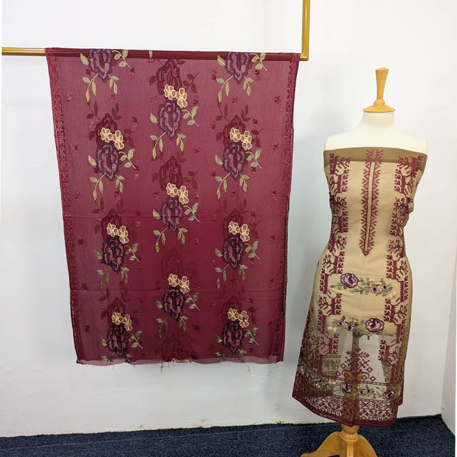 Embroidered Organza 2PC Unstitched