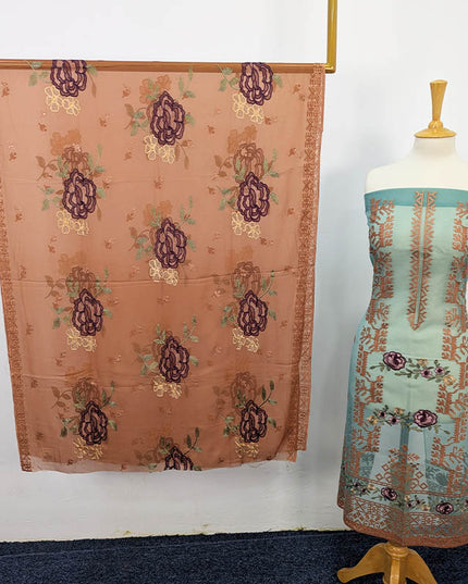 Embroidered Organza 2PC Unstitched