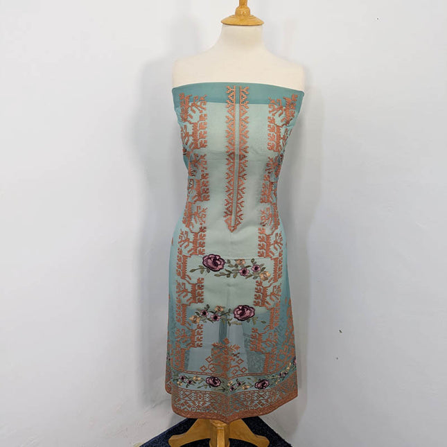 Embroidered Organza 2PC Unstitched