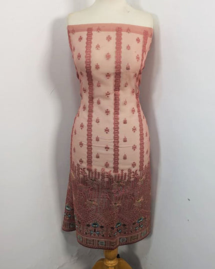 Pakka Sitara Boring Daman Organza with Chiffon Dupatta 2Pc Unstitched