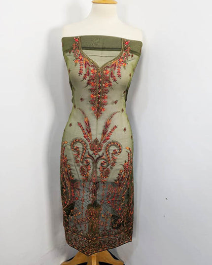 Embroidered Organza 2PC Unstitched