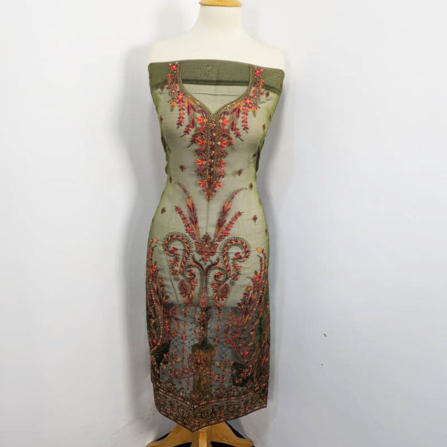 Embroidered Organza 2PC Unstitched