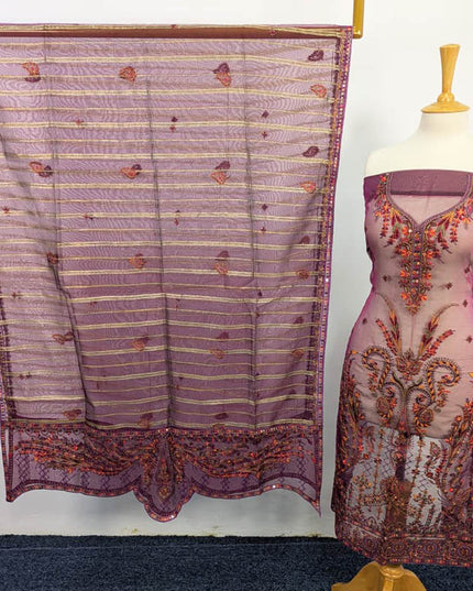 Embroidered Organza 2PC Unstitched