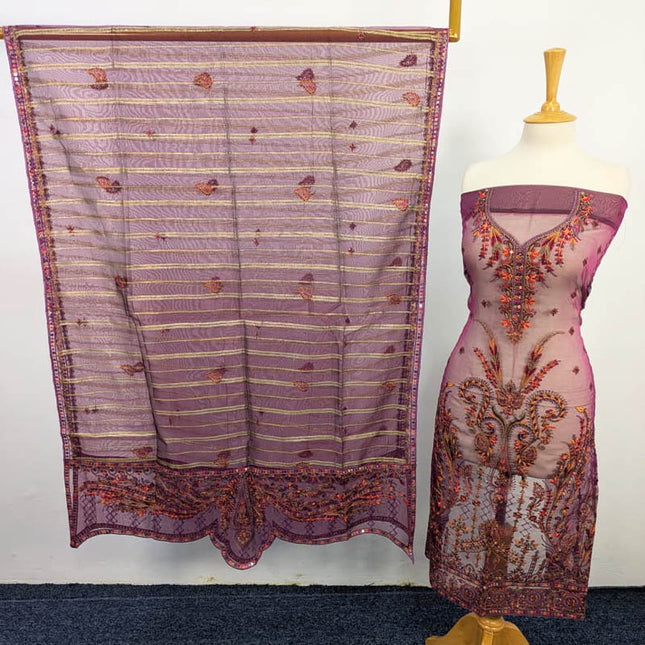 Embroidered Organza 2PC Unstitched