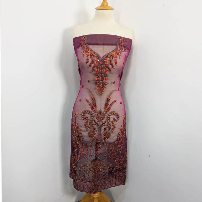 Embroidered Organza 2PC Unstitched