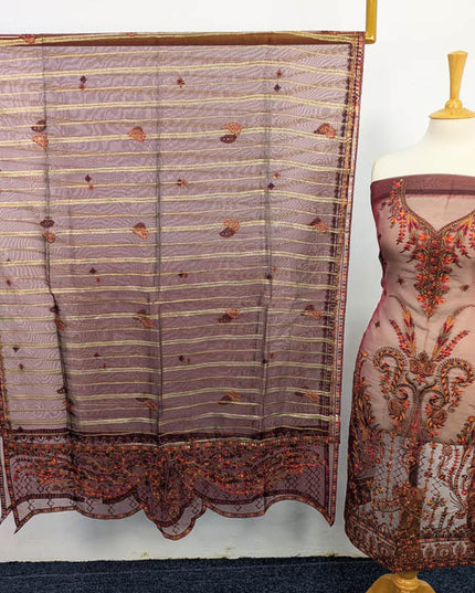 Embroidered Organza 2PC Unstitched
