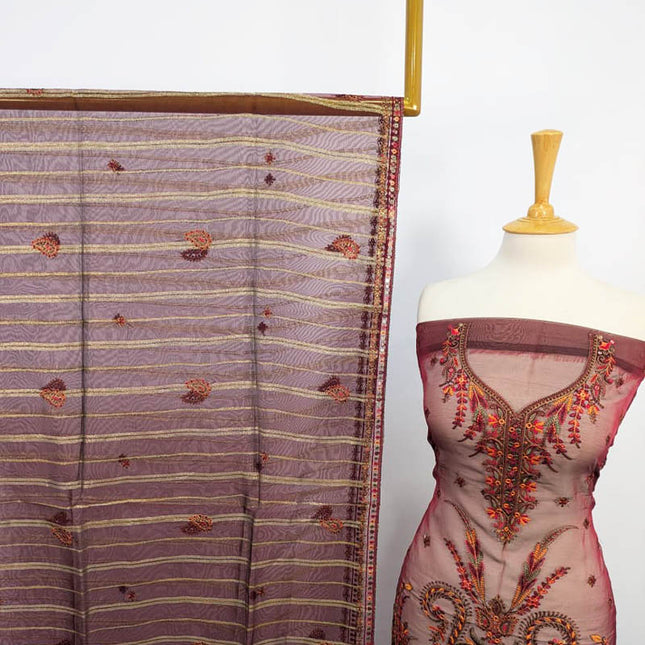 Embroidered Organza 2PC Unstitched