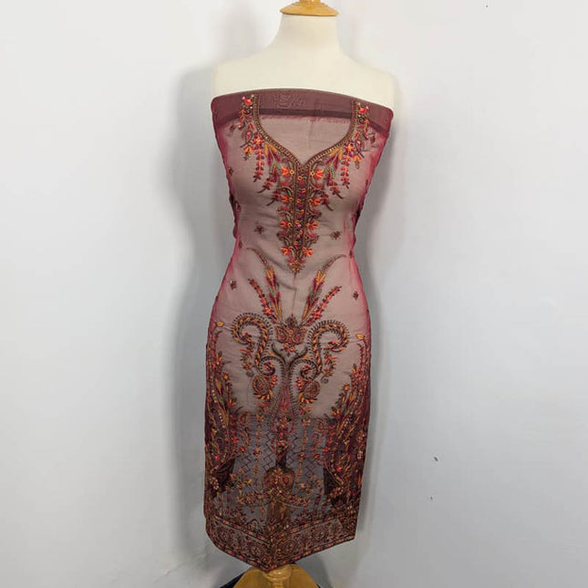 Embroidered Organza 2PC Unstitched