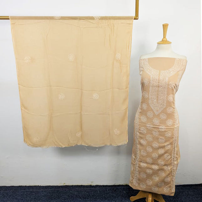 Fancy Lawn with Handmade Shadow Work Shirt & Chiffon Dupatta 3Pc Unstitched