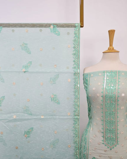 Fancy Embroidered Cotton Net Shirt Dupatta 2PC Unstitched