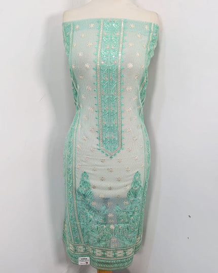 Fancy Embroidered Cotton Net Shirt Dupatta 2PC Unstitched