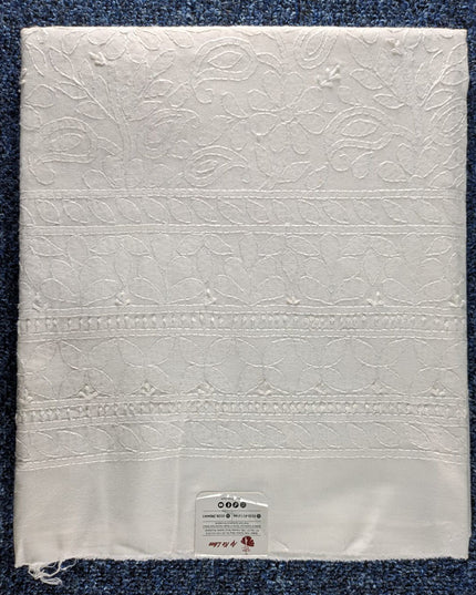 Fancy Dyeable Lawn with Shadow & Chikankari Work Unstitched Trouser