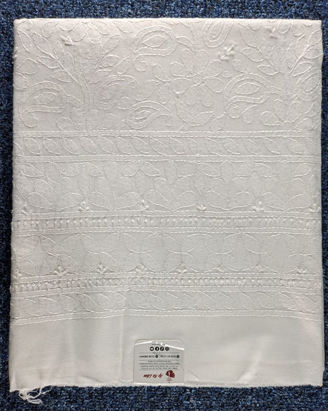 Fancy Dyeable Lawn with Shadow & Chikankari Work Unstitched Trouser