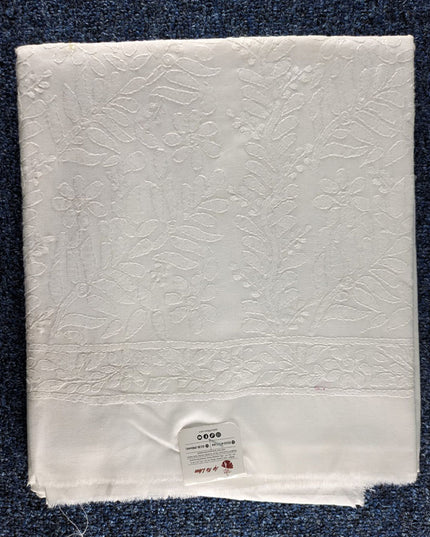Fancy Dyeable Lawn with Shadow & Chikankari Work Unstitched Trouser