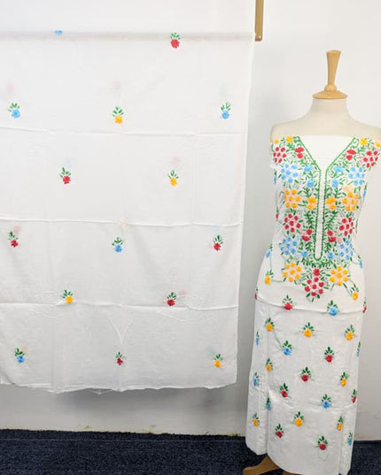 Lawn with Handmade Multicolor Ribbon Work Shirt Dupatta 3Pc Unstitched