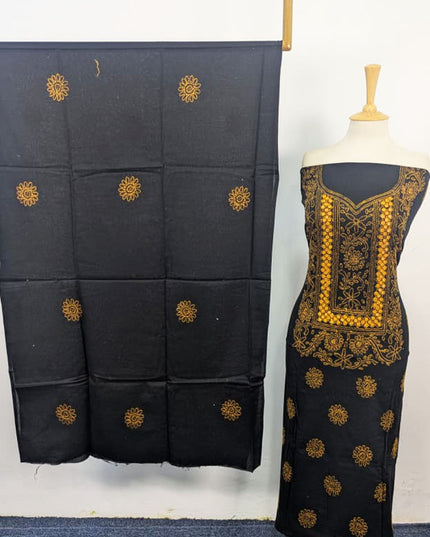 Handmade Shadow + Mirror Work Lawn Shirt Dupatta 3Pc Unstitched