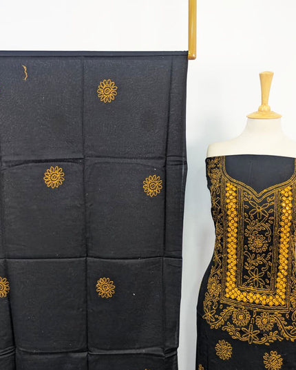 Handmade Shadow + Mirror Work Lawn Shirt Dupatta 3Pc Unstitched