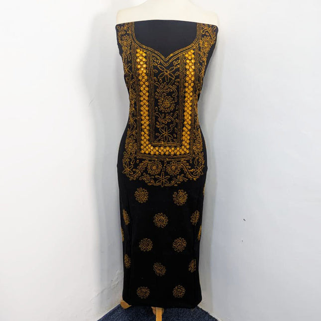 Handmade Shadow + Mirror Work Lawn Shirt Dupatta 3Pc Unstitched