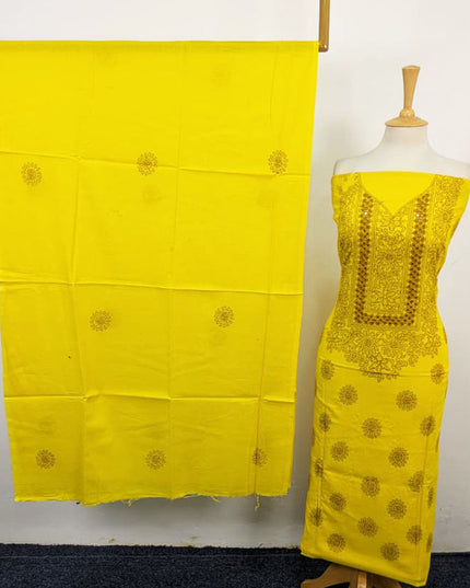 Handmade Shadow + Mirror Work Lawn Shirt Dupatta 3Pc Unstitched