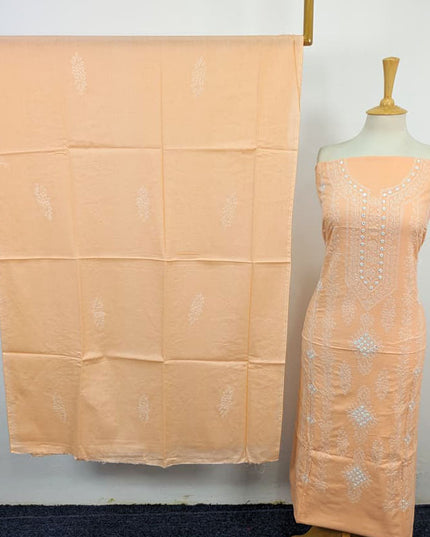 Handmade Pakka Tanka + Mirror Work Lawn Shirt & Chiffon Dupatta 3Pc